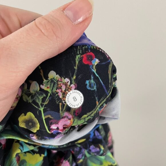 Lululemon Swift Speed High-Rise Tight Flowerscope Black Multi Size 8 - Picture 4 of 9
